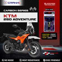 Load image into Gallery viewer, Carbon Brake Pads For KTM 250 Adventure (2025) - Front - CFB902 - 1 Set - CRANK1