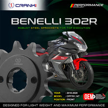 Load image into Gallery viewer, Sprocket For Benelli 302R (2018-2020) - Front - CPF781.14T - CRANK1
