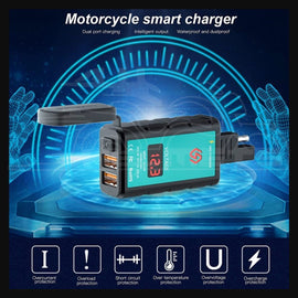 MH Moto Easy Motorcycle USB charger with wiring harness
