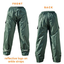 Load image into Gallery viewer, MotoTech Hurricane TourPro Rain Overtrousers with Cargo Pockets - Waterproof Pants - Dark Grey