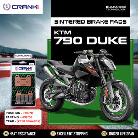 Sintered Brake Pads For KTM 790 Duke (2018 Onwards) - Front - CB706 - 2 Sets - CRANK1