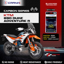 Load image into Gallery viewer, Carbon Brake Pads For KTM 890 Duke  Adventure R (2023 Onwards) - Rear - CFB181 - 1 Set - CRANK1