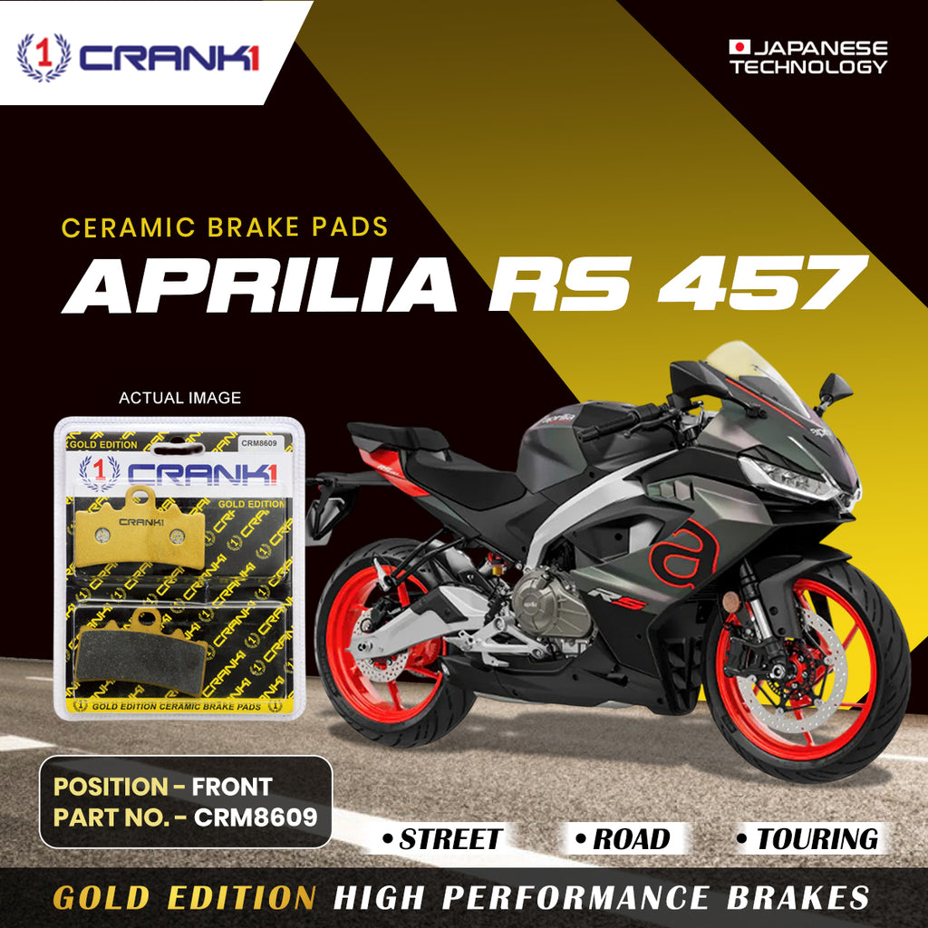 Ceramic Brake Pad For Aprilia RS 457 - Front - CRM8609 - 1 Set - CRANK1