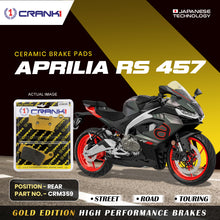 Load image into Gallery viewer, Ceramic Brake Pad For Aprilia RS 457 - Rear - CRM359 - 1 Set - CRANK1