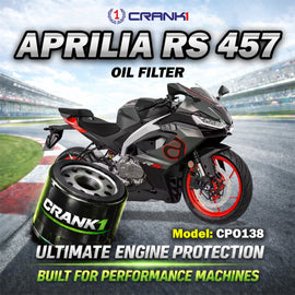 Oil Filter For Aprilia RS 457 - CPO138 - CRANK1