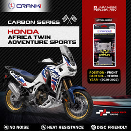 Carbon Brake Pads For Honda  Africa Twin Adventure Sports (2020-2022) - Front - CFB976 - 2 Sets - CRANK1