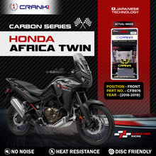 Load image into Gallery viewer, Carbon Brake Pads For Honda Africa Twin (2016-2019) - Front - CFB976 - 2 Sets - CRANK1