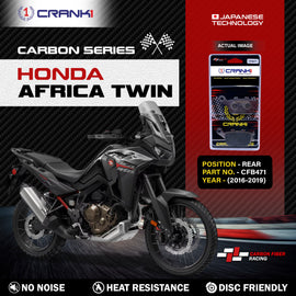 Carbon Brake Pads For Honda Africa Twin (2016-2019) - Rear - CFB471 - 1 Set - CRANK1