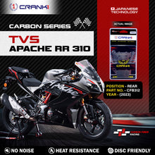 Load image into Gallery viewer, Carbon Brake Pads For TVS Apache RR 310 (2023) - Rear - CFB312 - 1 Set - CRANK1
