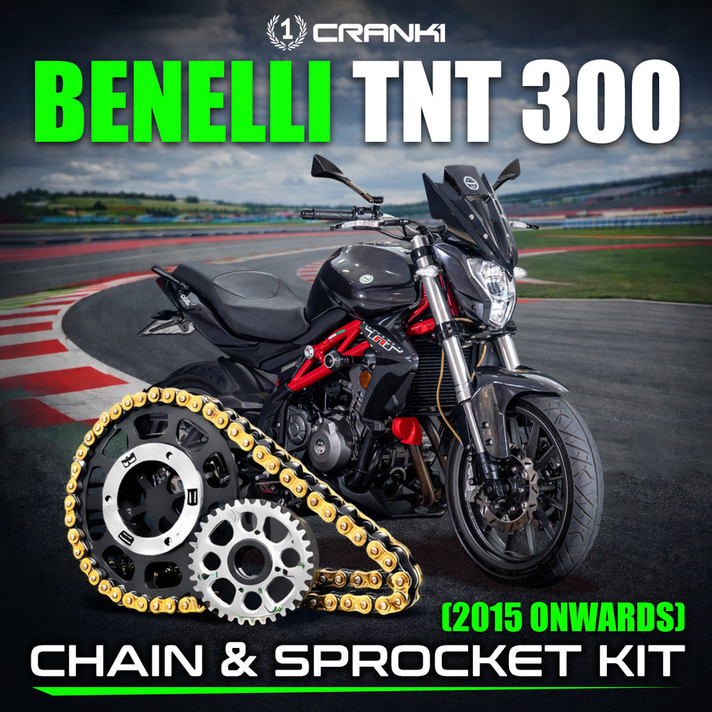 Chain And Sprocket Kit For Benelli TNT 300 (2015 Onwards) - CRANK1