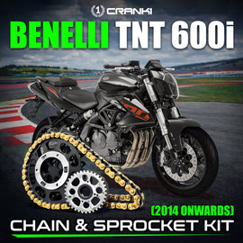 Chain And Sprocket Kit For Benelli TNT 600i (2014 Onwards) - CRANK1