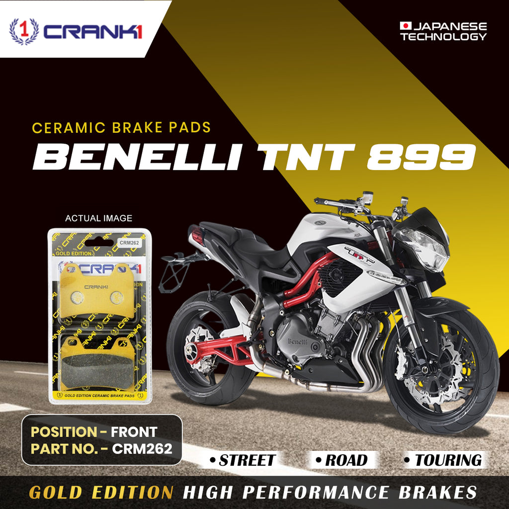 Ceramic Brake Pad For Benelli TNT 899 - Front - CRM262 - 2 Sets - CRANK1