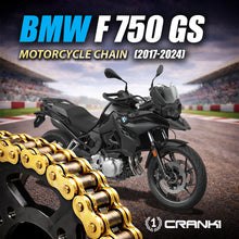 Load image into Gallery viewer, Chain For BMW F 750 GS (2017-2024) - 525 Pitch x 122 Links Gold (ZVMX) - CRANK1