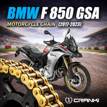 Load image into Gallery viewer, Chain For BMW F 850 GSA (2017-2023) - 525 Pitch x 122 Links Gold (ZVMX) - CRANK1