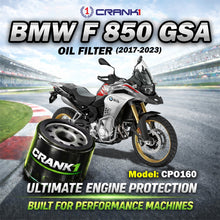 Load image into Gallery viewer, Oil Filter For BMW F 850 GSA (2017-2023) - CPO160 - CRANK1