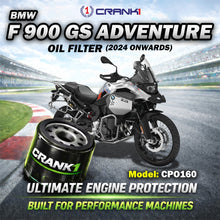 Load image into Gallery viewer, Oil Filter For BMW F 900 GS Adventure (2024 Onwards) - CPO160 - CRANK1