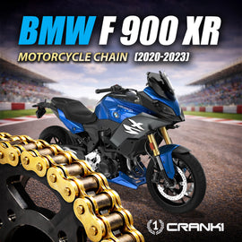Chain For BMW F 900 XR (2020-2023) - 525 Pitch x 122 Links Gold (ZVMX) - CRANK1