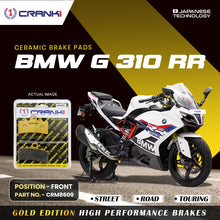 Load image into Gallery viewer, Ceramic Brake Pad For BMW G 310 RR - Front - CRM8609 - 2 Sets - CRANK1
