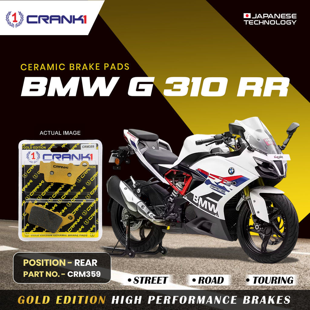 Ceramic Brake Pad For BMW G 310 RR - Rear - CRM359 - 1 Set - CRANK1