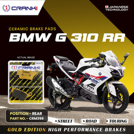 Ceramic Brake Pad For BMW G 310 RR - Rear - CRM359 - 1 Set - CRANK1
