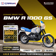 Load image into Gallery viewer, Ceramic Brake Pad For BMW R 1000 GS - Front - CRM0709 - 2 Sets - CRANK1