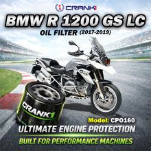Load image into Gallery viewer, Oil Filter For BMW R 1200 GS LC (2017-2019) - CPO160 - CRANK1