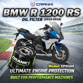 Oil Filter For BMW R 1200 RS (2015-2018) - CPO160 - CRANK1