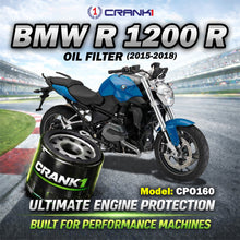 Load image into Gallery viewer, Oil Filter For BMW R 1200 R (2015-2018) - CPO160 - CRANK1