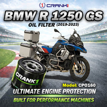 Load image into Gallery viewer, Oil Filter For BMW R 1250 GS (2019-2023) - CPO160 - CRANK1