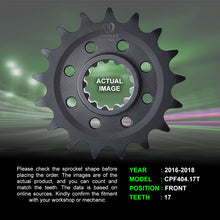 Load image into Gallery viewer, Sprocket For BMW S 1000 RR (2016-2018) - Front - CPF404.17T - CRANK1