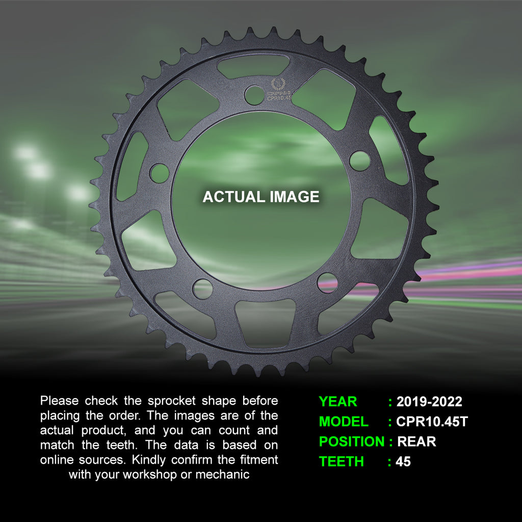 Sprocket For BMW S 1000 RR (2019-2022) - Rear - CPR10.45T - CRANK1