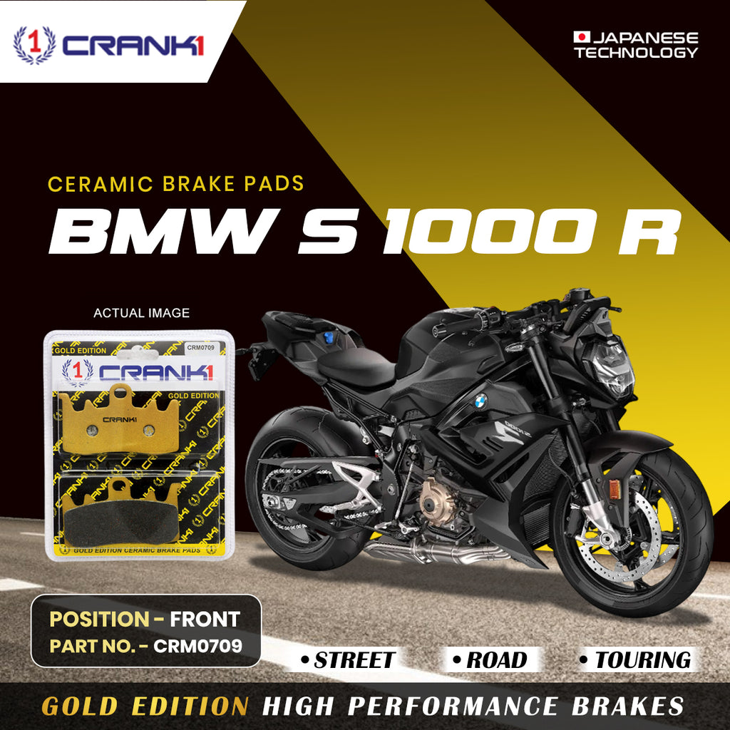 Ceramic Brake Pad For BMW S 1000 R - Front - CRM0709 - 2 Sets - CRANK1