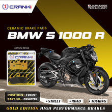 Load image into Gallery viewer, Ceramic Brake Pad For BMW S 1000 R - Front - CRM0709 - 2 Sets - CRANK1