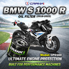 Oil Filter For BMW S 1000 R (2018-2022) - CPO160 - CRANK1