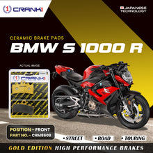 Load image into Gallery viewer, Ceramic Brake Pad For BMW S 1000 R - Front - CRM8609 - 1 Set - CRANK1
