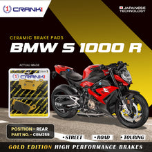 Load image into Gallery viewer, Ceramic Brake Pad For BMW S 1000 R - Rear - CRM359 - 1 Set - CRANK1