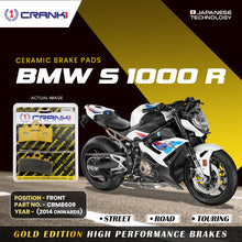 Load image into Gallery viewer, Ceramic Brake Pad For BMW S 1000 R (2014 Onwards) - Front - CRM8609 - 2 Sets - CRANK1
