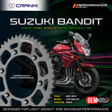 Load image into Gallery viewer, Sprocket For Suzuki Bandit (2007-2015) - Rear - CPR1800.43T - CRANK1