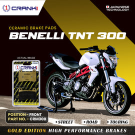 Ceramic Brake Pad For Benelli TNT 300 - Front - CRM300 - 1 Set - CRANK1