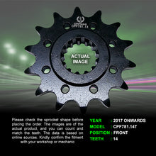 Load image into Gallery viewer, Chain And Sprocket Kit For Benelli TRK 502 (2017 Onwards) - CRANK1