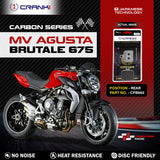 Carbon Brake Pads For MV Agusta Brutale 675 - Rear - CFB662 - 1 Set - CRANK1