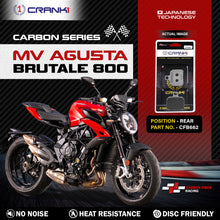 Load image into Gallery viewer, Carbon Brake Pads For MV Agusta Brutale 800 - Rear - CFB662 - 1 Set - CRANK1
