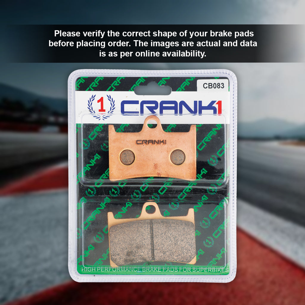 Sintered Brake Pads For Yamaha YZF-R6 (2004-2018) - Front - CB083 - 2 Sets - CRANK1