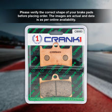 Load image into Gallery viewer, Sintered Brake Pads For Yamaha YZF-R6 (2004-2018) - Front - CB083 - 2 Sets - CRANK1