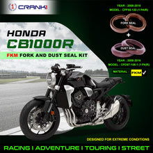 Load image into Gallery viewer, Fork And Dust Seals Kit For Honda CB1000R (2008-2016) - CRANK1