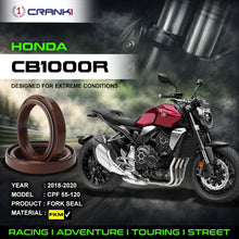 Load image into Gallery viewer, Fork Oil Seals Pair For Honda CB1000R (2018-2020) - CPF55-120 - CRANK1