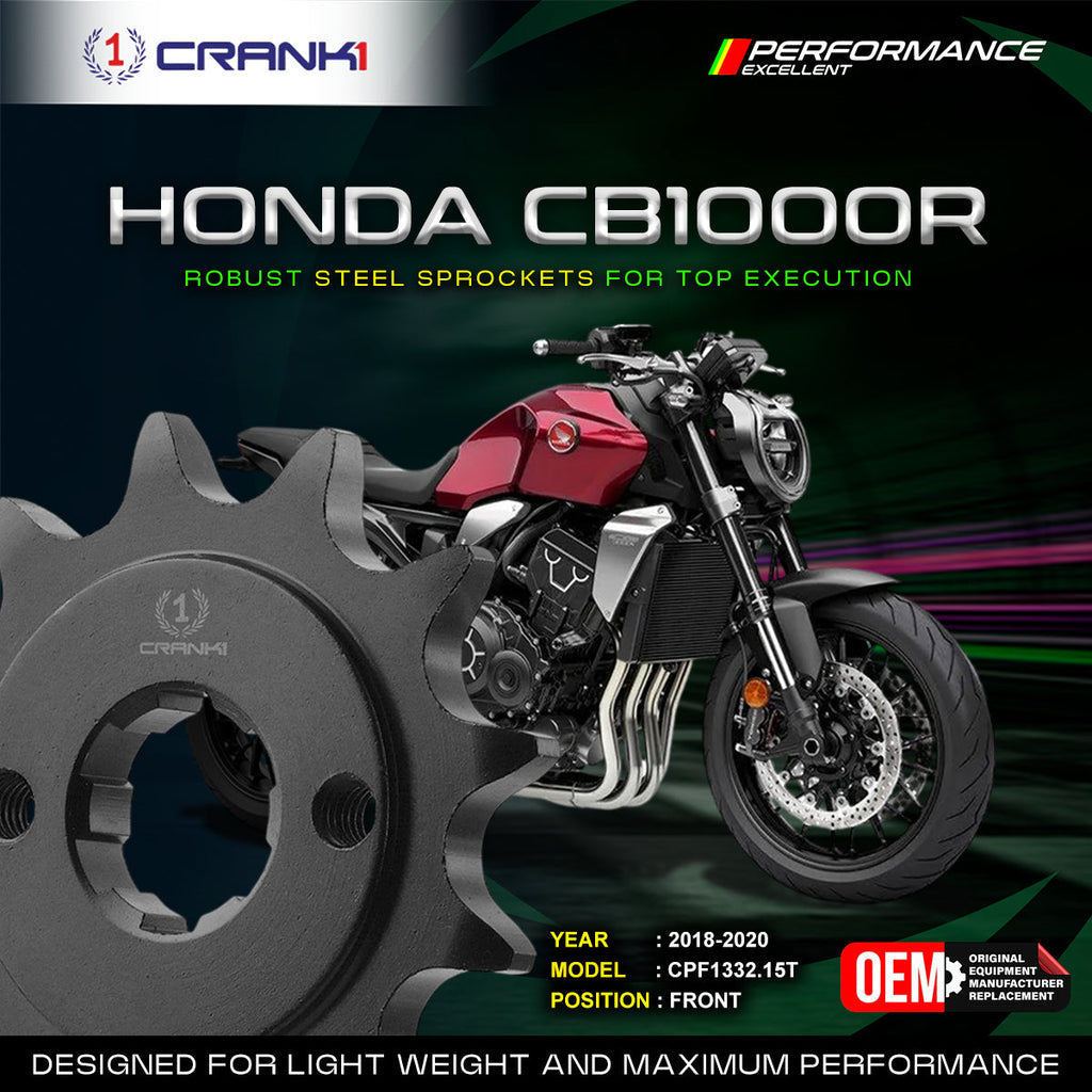 Sprocket For Honda CB1000R (2018-2020) - Front - CPF1332.15T - CRANK1