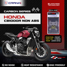 Load image into Gallery viewer, Carbon Brake Pads For Honda CB1000R NON ABS (2009-2015) - Front - CFB093 - 2 Sets - CRANK1