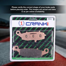 Load image into Gallery viewer, Sintered Brake Pads For Suzuki V-Strom 1000 (2002-2010) - Front - CB922 + CB132 - 2 Sets - CRANK1