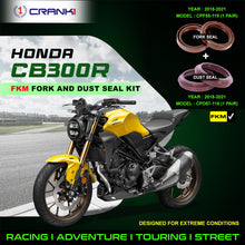 Load image into Gallery viewer, Fork And Dust Seals Kit For Honda CB300R (2018-2021) - CRANK1